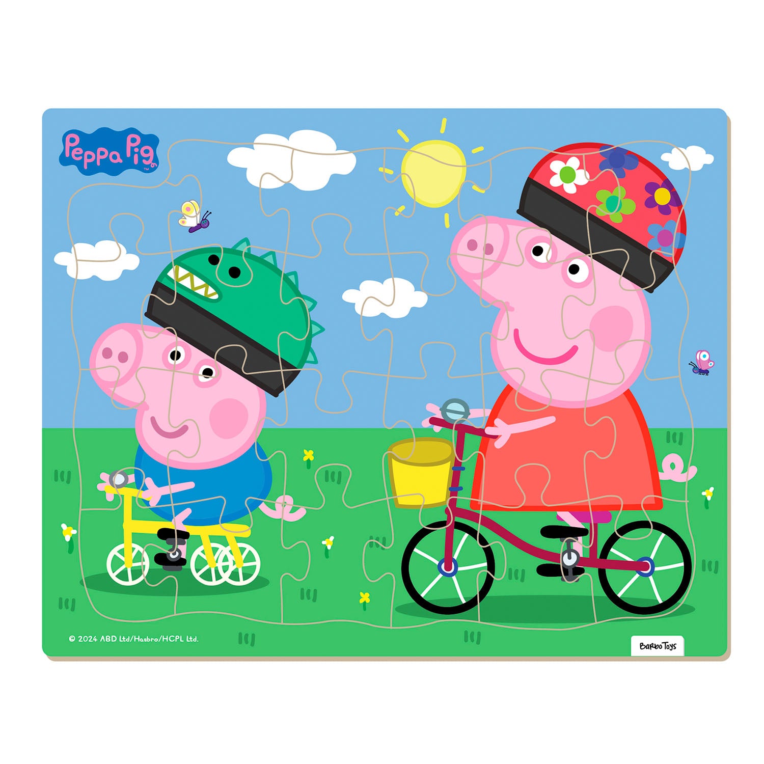 PEPPA PIG Puzzle Framed Bike
